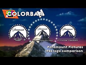 Paramount Pictures - 1986 logo comparison