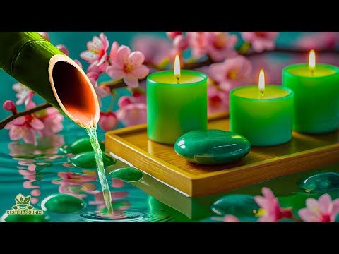 Soft Piano with Bamboo Water Sounds 🌿 Peaceful Meditation Music for Deep Relaxation and Calm Mind