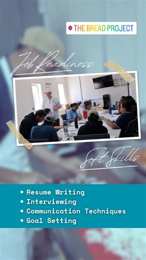 At TBP we also support job readiness and soft skills in our 🆓 Baking & Food Prep Job Training & Placement Program. Things like teaching how to write a resume, mock interviews, talking through communication and goal setting. We are here to support not just second chances, but a new beginning and fresh foundation to help our participants launch into a new era. Want to learn more about our programs? Check out our website. 🧁Link in bio. | The Bread Project
