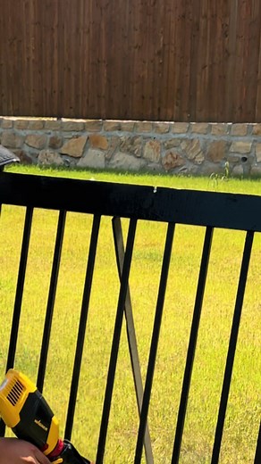 Rustic gate for the stairs #carpentry #finisher #wood #wood #fyp