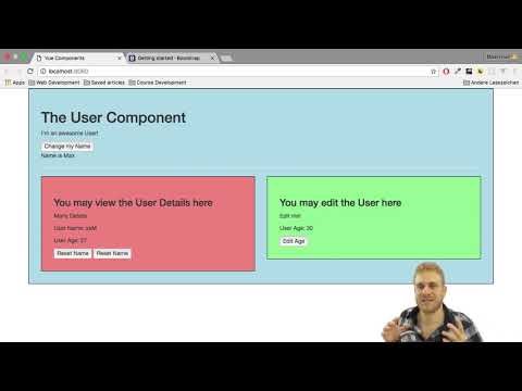08 Communicating between Components - 112 Communication between Sibling Components
