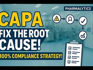 CAPA in Pharma: Implementation, Root Cause Analysis & Effectiveness | GMP Audit-Ready Guide