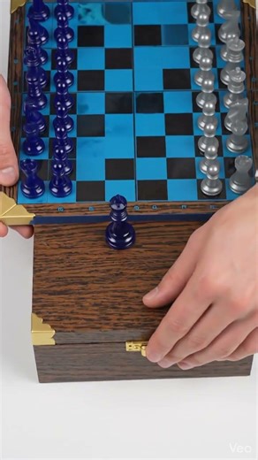 3D Chessboard Model with Box Support