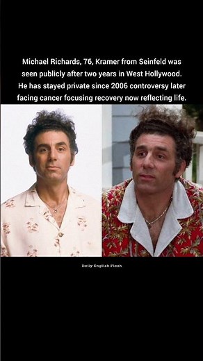 Michael Richards Spotted After 2 Years Public Appearance Seinfeld Kramer Update