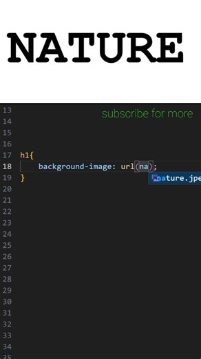 Image filled text in CSS | Deploy image in text #coding #webdevelopment