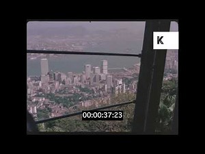 1975 Hong Kong, POV Funicular Railway to Victoria Peak, Peak Tram, 35mm