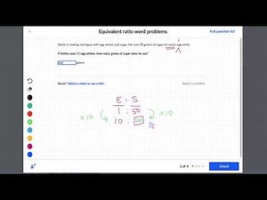 6th Grade Math: Equivalent Ratio Word Problems