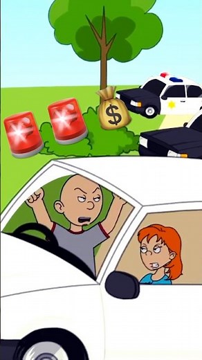 Rosie & Clasic Caillou Cause a Robbery