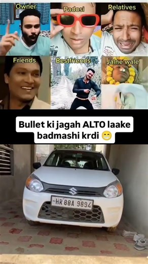 Bullet vs Alto: Asli Badmashi! 😎 #mrjaat440 #sheoranride
