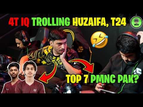 4T IQ VIEWS ON FALAK 🧐 PMNC PAK COMPETITON 💀 TROLLING HUZAIFA, T24 🤣 ASi8 UZM