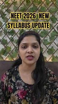 CBSE 2026 BIOLOGY SYLLABUS| NEET 2026 #neet2026 #cbse2026 #neetaspirents #neetexam2026 #neetbiology