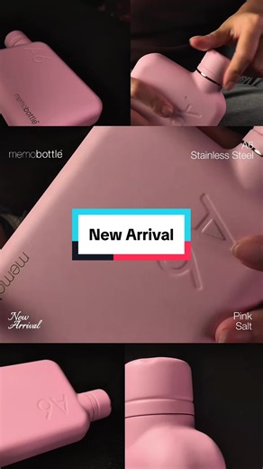 A6 Pink Salt Memobottle: Stylish Hydration Solution