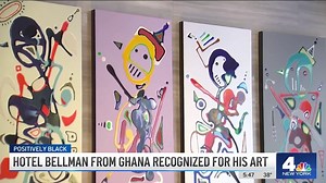 Hotel Bellman From Ghana Recognized For His Art