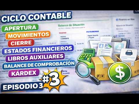 Registros del Ciclo Contable | Ventas, Pagos, Ajustes y Balance de Comprobación