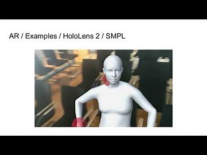 SMPL in VR and AR