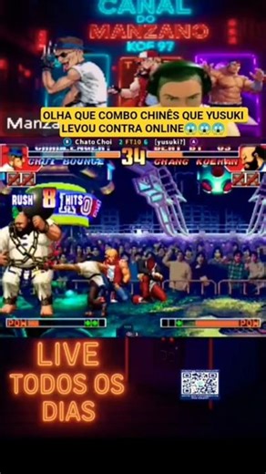 CHOI'S SUPREME COMBO IN CONTRA ONLINE 😱#kof97#kof98#kof99#retro#neymar#crsitianoronaldo#arcade#kof