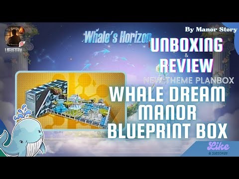 LifeAfter | Unboxing New Whale Dream Manor Blueprint Box ☁️🐳