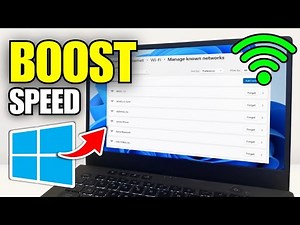 How To Boost WiFi Speed On PC (Windows 11)