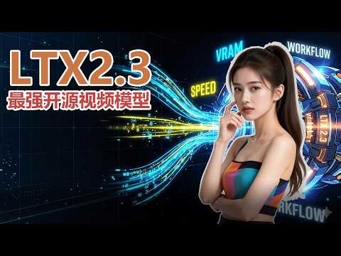 开源视频 AI 的王炸？深度测试 LTX 2.3 |3 种工作流，低显存也能跑满 LTX 2.3 视频模型