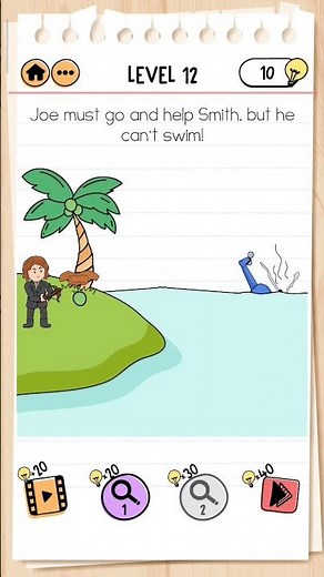 Brain test 2 level 12 Joe and Smith part 1