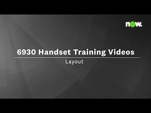 2. Mitel 6920 & 6930 Tutorial - Device Layout