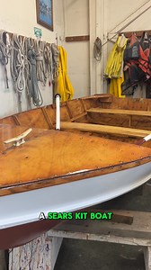 Sunday Boat Stories: The Sears Kit Boat 🚤 This week, we’re back in the paint shed with a Sears kit boat—an affordable way to get on the water from the 1930s through the 1970s. For just $129, you’d receive the plans, hardware, and all the materials needed to build your own boat. This well-loved boat was cared for until there was barely anything left, and we’ve been working to restore it for the upcoming Wells Boat Hall. A true symbol of accessible boating! Help us preserve this maritime legacy b