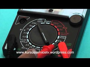 belajar memahami saklar multimeter ohm