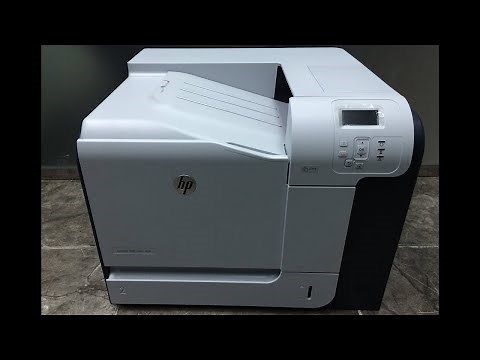 HP Laser Color 500 M551 Firmware Update - Software Update