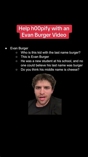 Any way I can improve my Evan Burger Script for h00pify? #hoopervalley #h00pify #evanburger
