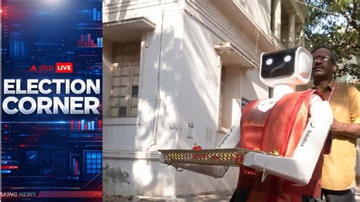 Tamil Nadu Election: Robots In Traditional Attire Welcome Voters Across Polling Booths