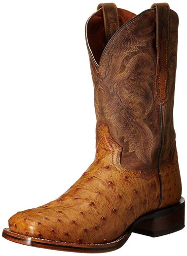 Men's Full Quill Ostrich Leather Cowboy Boots – Square Toe Western Style - Etsy