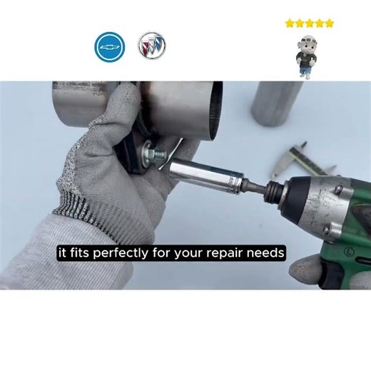 2.25″ Universal Exhaust Flange Repair Kit – Leak-Free Exhaust Fix for Cars & Trucks