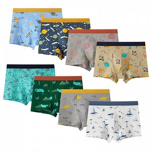 Hbhpov Boys Underpants Dinosaur Toddler Boxer Shorts Briefs Kids Soft Underwear, 8 Pack, Size 2-12