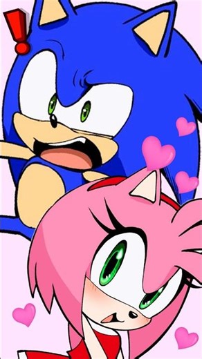 I LOVE YOU SONIC ❤️ - sonamy comic dub #sonicthehedgehog #sonamy #sonic