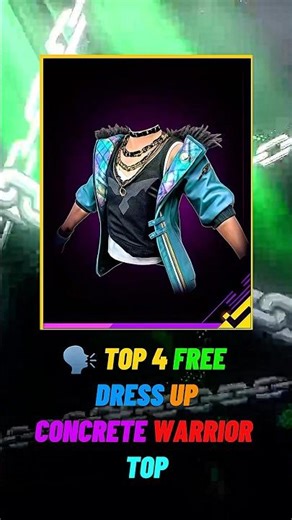 🗣️ TOP 4⚡️FREE DRESS UP FOR😱 CONCRETE💥WARRIOR🤯TOP 🔥💀