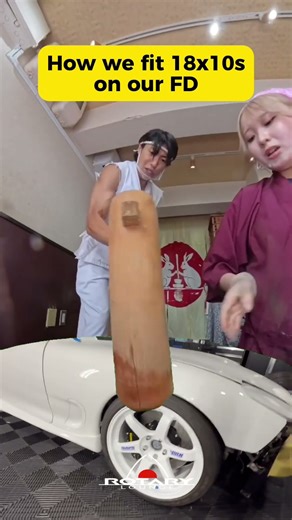 When Your RX-7 Wheels Are TOO Wide… 😂