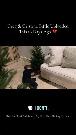 Greg Biffle’s 5-year-old son Ryder was watering his mini Christmas tree #holiday #rip