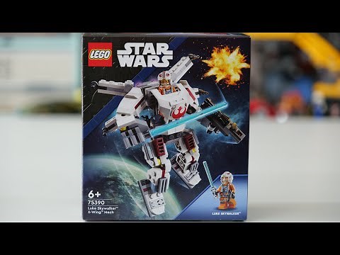 LEGO Star Wars 75390 Luke Skywalker X-Wing Mech – LEGO Speed Build Review