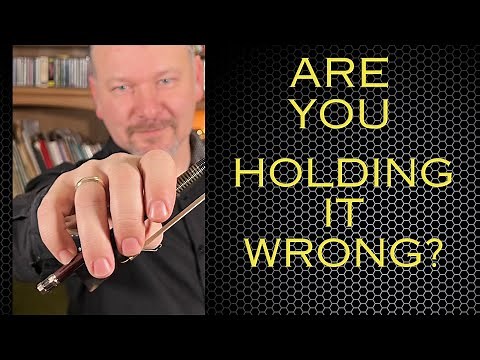 How to Perfect Your Bow Hold! - Learn From A CONCERTMASTER!