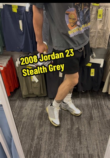 Sneakers of the day - 2008 Jordan 23 Stealth Grey #creatorsearchinsights #sneakerhead #sneakers #jordans #ootd