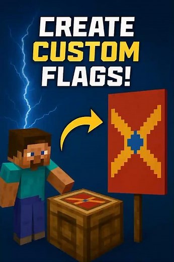 🧠 Did You Know THIS Hidden Minecraft Tool Creates Custom Flags?! 🏰🔥