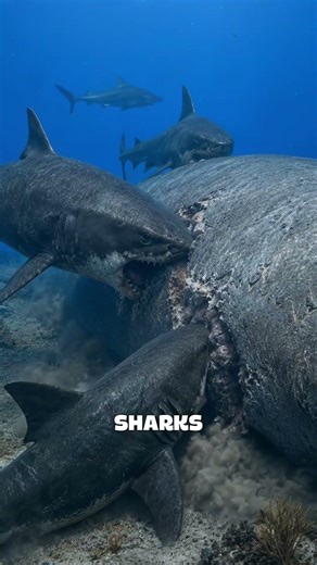 What Happened After a Giant Ancient Whale Died? 😳 #dinosaur #facts #animals