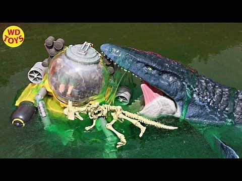 New Jurassic World Mosasaurus Vs Slime Fallen Kingdom Dinosaur Toys Get Slimed Real Feel Mosasaurus