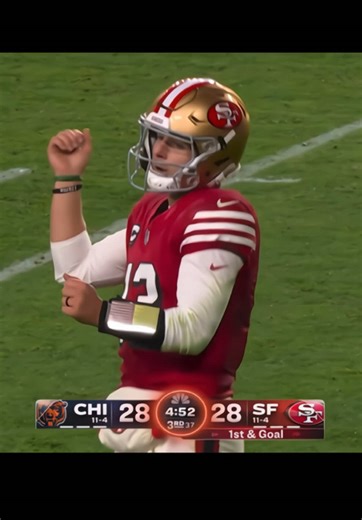 BROCK PURDY IN HIS BAG 😤 || 5 TDS & A W ON SNF VS THE BEARS 🔥😮‍💨 #brockpurdy #edit #ninergang #49ers #fyp