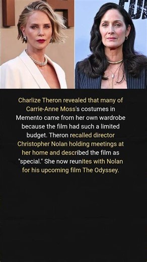 Charlize Theron Reveals Her Own Clothes Ended Up in Memento Thanks to a Tiny Budget