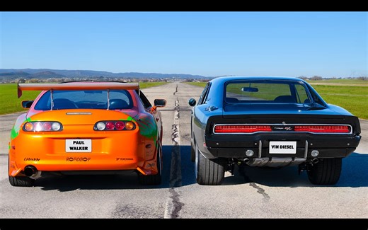 [中配]速度与激情：丰田Supra 对战 道奇Charger - 飙车对决 - carwow