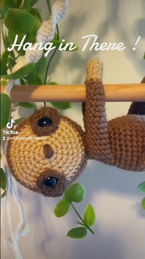 Crochet Hanging Sloth