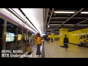 Hong Kong 4k | MTR underground travel | Full ride from Yau Tong to Kennedy town | @CityWaLk4U