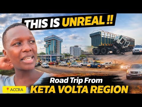 THIS IS UNREAL !! Road trip From KETA VOLTA REGION to ACCRA GHANA | TRAVEL VLOG