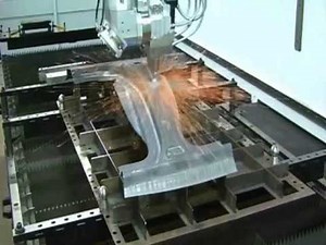 TruLaser Cell 7000 Cutting Hot Stamped Parts